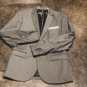 Charcoal grey men’s blazer